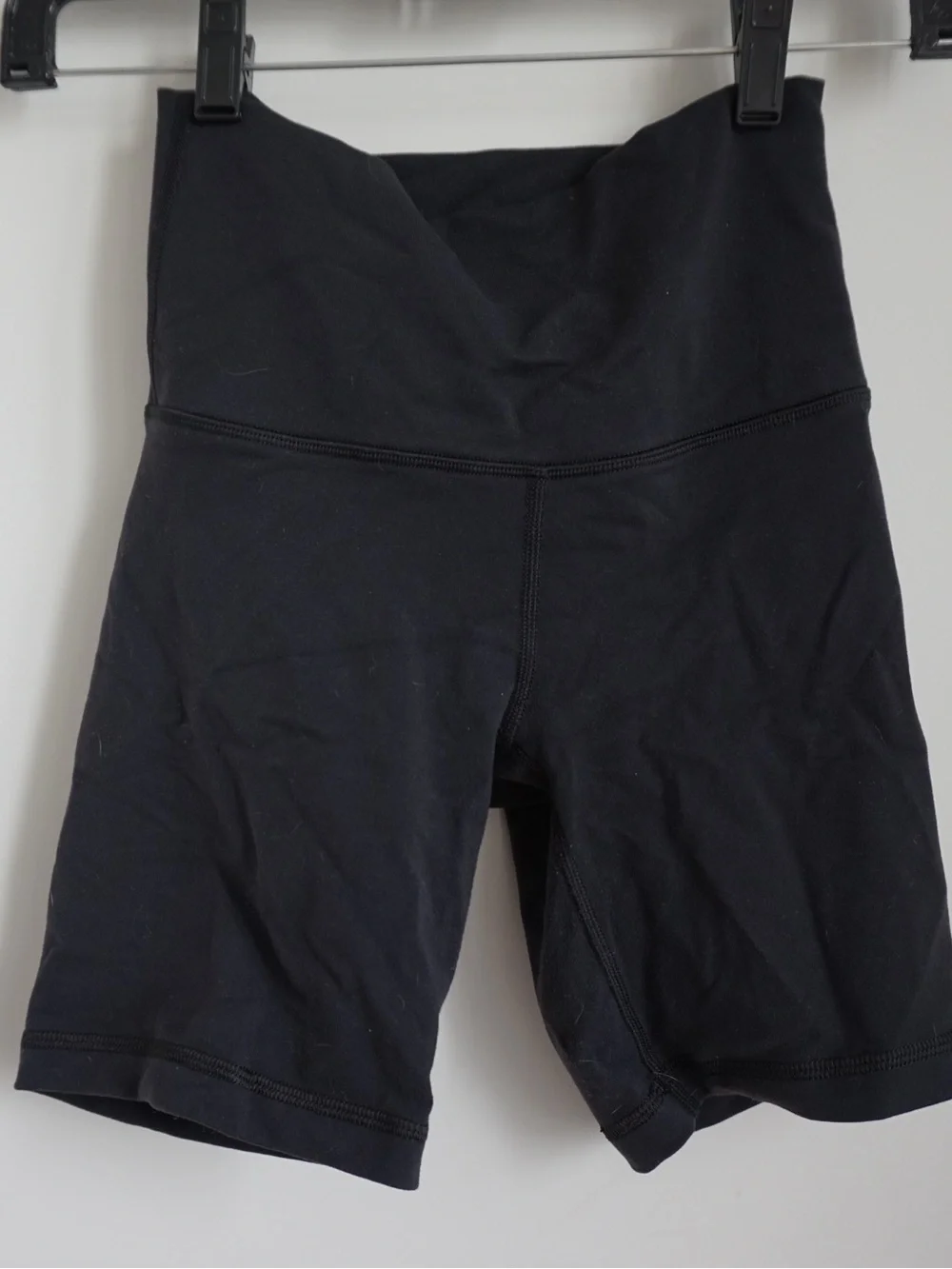 TNA Black High-Waist Bike Shorts
